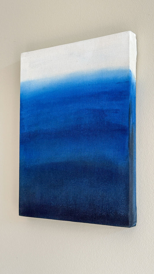 The Depth Between II ocean painting by Stinne Uldal Nguyen – alternate view